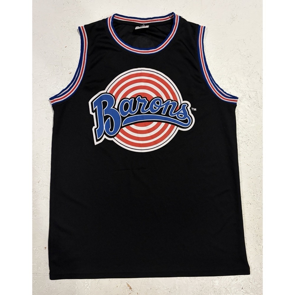 Birmingham‎ Barons Basketball Jersey Looney Tunes Mens XL Baseball MiLB Black